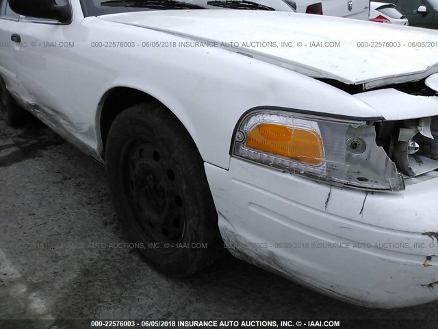 2FAHP71V19X100520 - 2009 FORD CROWN VICTORIA POLICE INTERCEPTOR WHITE photo 6