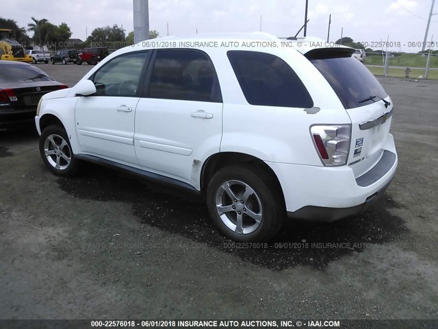 2CNDL63F376005928 - 2007 CHEVROLET EQUINOX LT WHITE photo 3