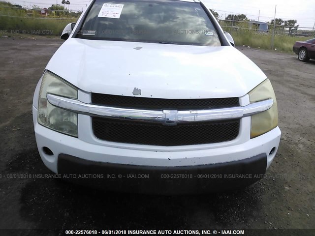 2CNDL63F376005928 - 2007 CHEVROLET EQUINOX LT WHITE photo 6