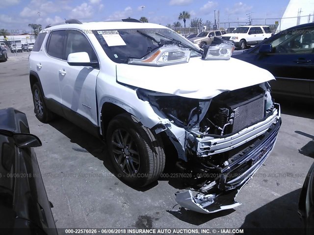 1GKKNULS8JZ174267 - 2018 GMC ACADIA SLT-1 WHITE photo 1