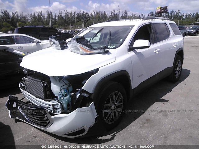 1GKKNULS8JZ174267 - 2018 GMC ACADIA SLT-1 Biały zdjęcie 2
