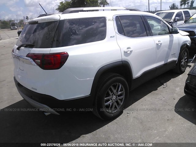 1GKKNULS8JZ174267 - 2018 GMC ACADIA SLT-1 Biały zdjęcie 4