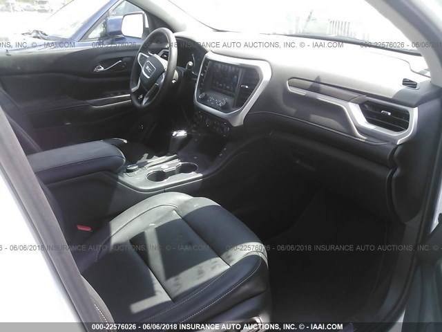 1GKKNULS8JZ174267 - 2018 GMC ACADIA SLT-1 Biały zdjęcie 5