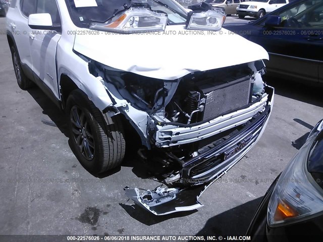 1GKKNULS8JZ174267 - 2018 GMC ACADIA SLT-1 Biały zdjęcie 6