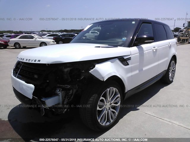 SALWR2EF5EA308235 - 2014 LAND ROVER RANGE ROVER SPORT SC WHITE photo 2