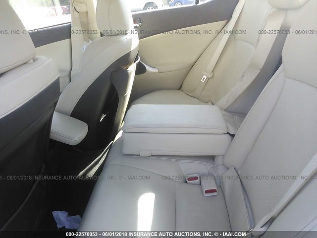 JTHBF5C27C5183968 - 2012 LEXUS IS 250 GRAY photo 8