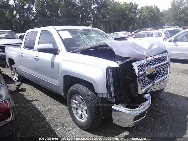 3GCUKREC8FG276823 - 2015 CHEVROLET SILVERADO K1500 LT SILVER photo 1