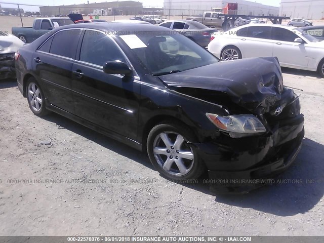 4T1BE46K57U720791 - 2007 TOYOTA CAMRY NEW GENERAT CE/LE/XLE/SE BLACK photo 1