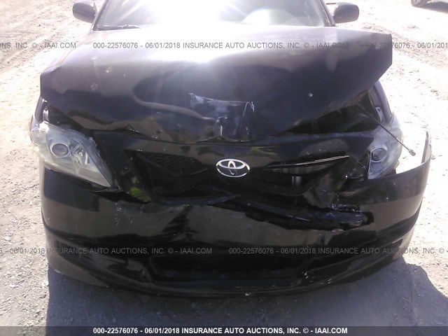 4T1BE46K57U720791 - 2007 TOYOTA CAMRY NEW GENERAT CE/LE/XLE/SE BLACK photo 6