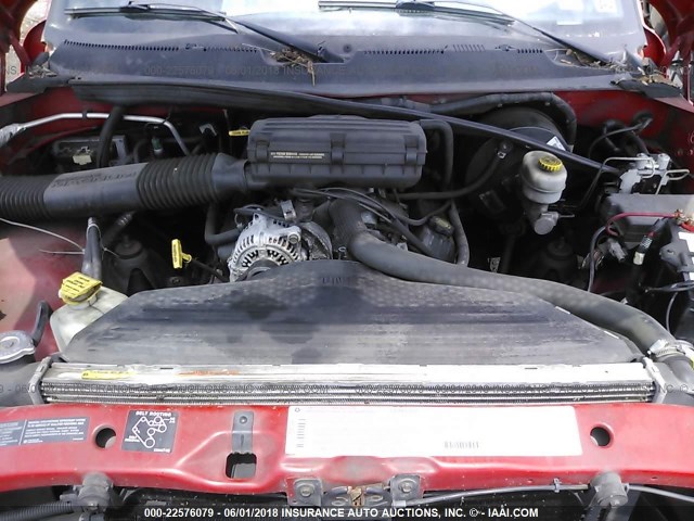 3B7HF13Z6WG140446 - 1998 DODGE RAM 1500 RED photo 10