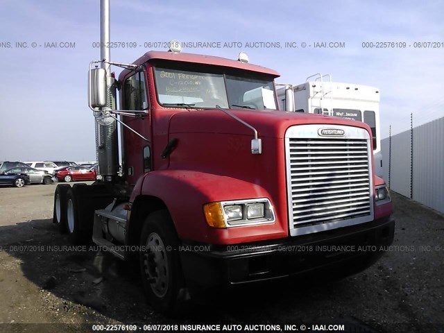 1FUJACAS11LJ62151 - 2001 FREIGHTLINER CONVENTIONAL FLD112 RED photo 1