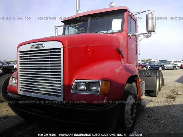 1FUJACAS11LJ62151 - 2001 FREIGHTLINER FLD FLD112 红色 照片 2