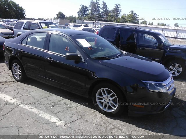 3FAHP0GA3AR405337 - 2010 FORD FUSION S GRAY photo 1