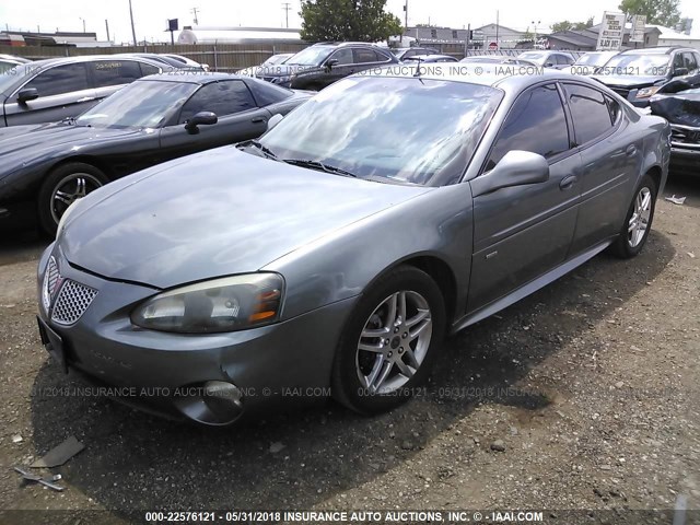 2G2WR544451146153 - 2005 PONTIAC GRAND PRIX GTP ნაცრისფერი ფოტო 2