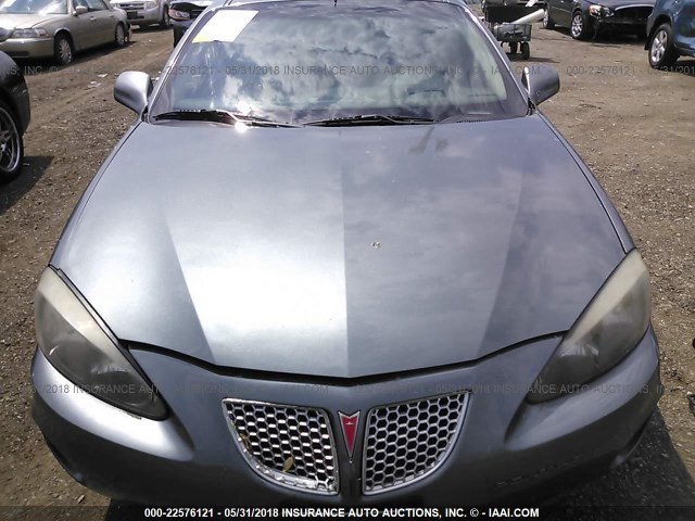 2G2WR544451146153 - 2005 PONTIAC GRAND PRIX GTP ნაცრისფერი ფოტო 6