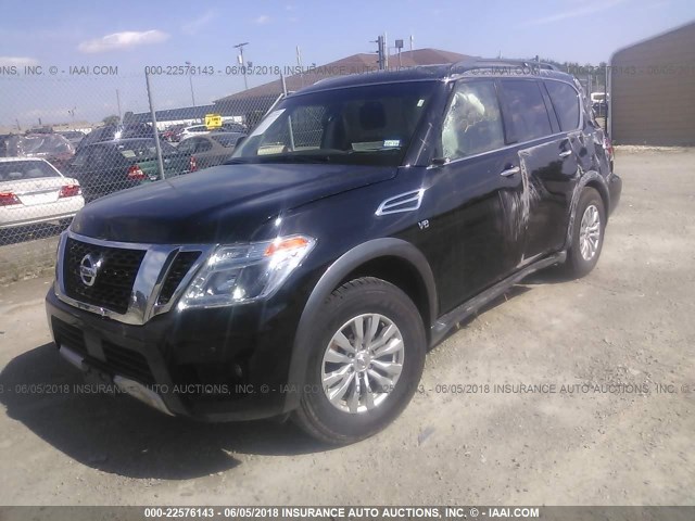 JN8AY2ND6H9006255 - 2017 NISSAN ARMADA SV/SL/PLATINUM BLACK photo 2