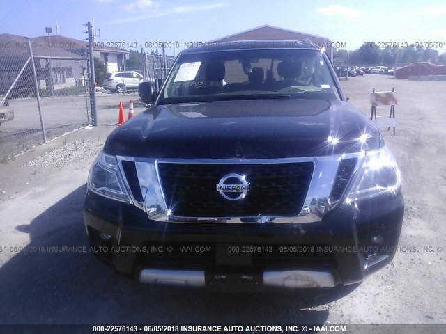 JN8AY2ND6H9006255 - 2017 NISSAN ARMADA SV/SL/PLATINUM BLACK photo 6