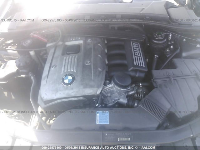 WBAVB17586NK31261 - 2006 BMW 325 I AUTOMATIC GRAY photo 10