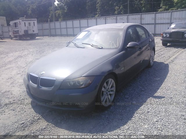 WBAVB17586NK31261 - 2006 BMW 325 I AUTOMATIC GRAY photo 2