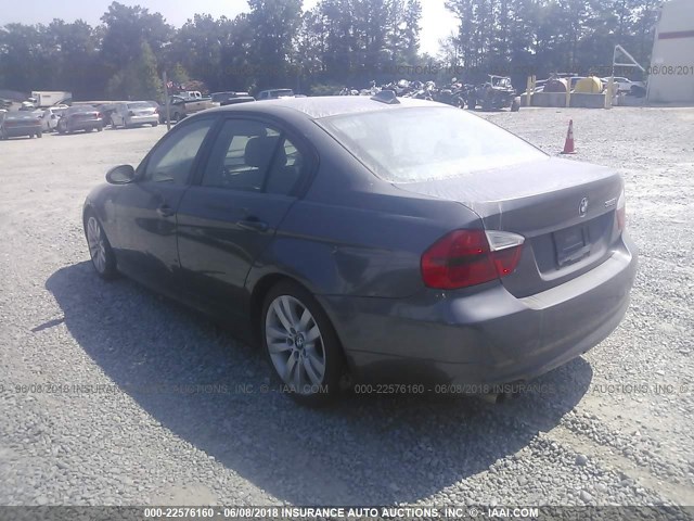 WBAVB17586NK31261 - 2006 BMW 325 I AUTOMATIC GRAY photo 3