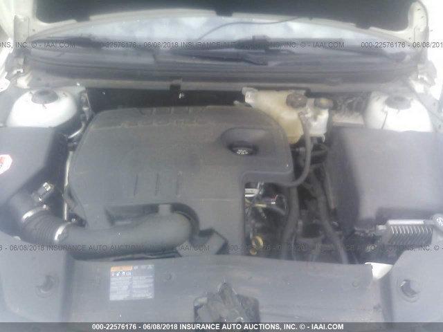 1G1ZC5E10BF295378 - 2011 CHEVROLET MALIBU 1LT თეთრი ფოტო 10