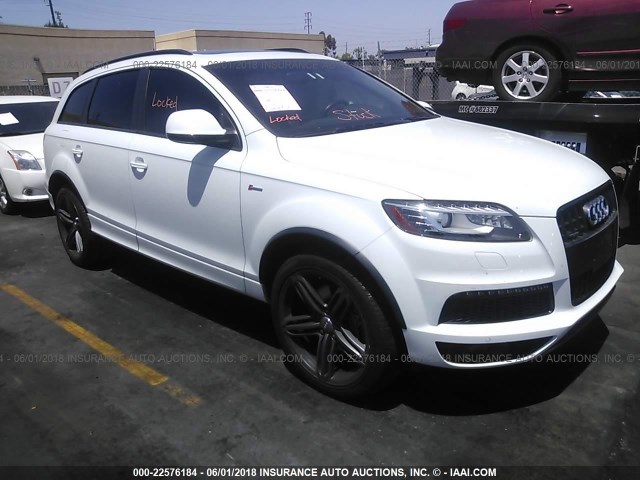 WA1DGAFE5DD002499 - 2013 AUDI Q7 PRESTIGE WHITE photo 1