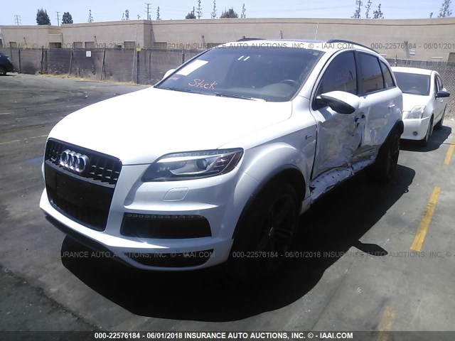 WA1DGAFE5DD002499 - 2013 AUDI Q7 PRESTIGE WHITE photo 2