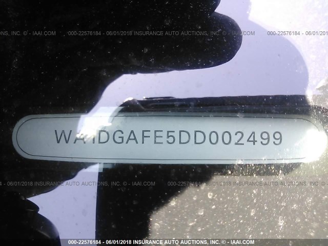 WA1DGAFE5DD002499 - 2013 AUDI Q7 PRESTIGE WHITE photo 9