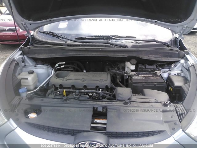 KM8JUCAC4BU272044 - 2011 HYUNDAI TUCSON GLS/LIMITED 浅蓝色 照片 10