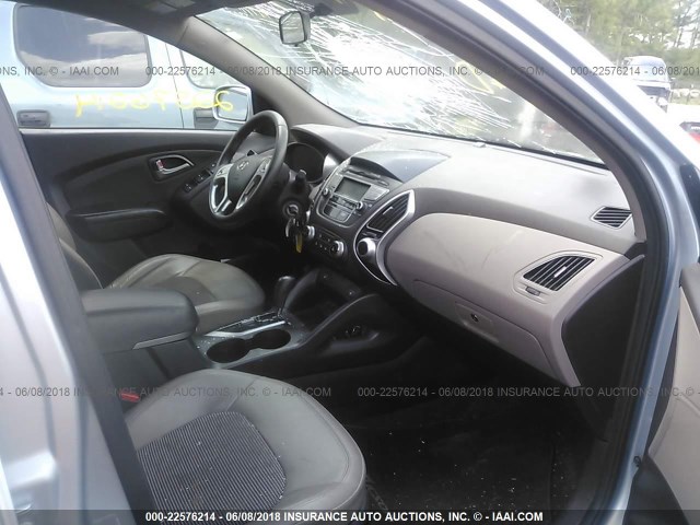 KM8JUCAC4BU272044 - 2011 HYUNDAI TUCSON GLS/LIMITED 浅蓝色 照片 5