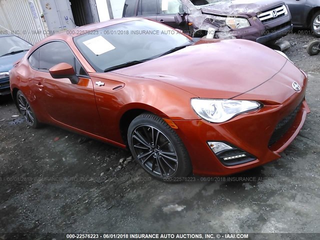JF1ZNAA1XD1732017 - 2013 TOYOTA SCION FR-S ORANGE photo 1