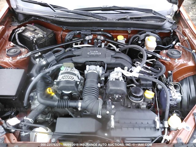 JF1ZNAA1XD1732017 - 2013 TOYOTA SCION FR-S ORANGE photo 10