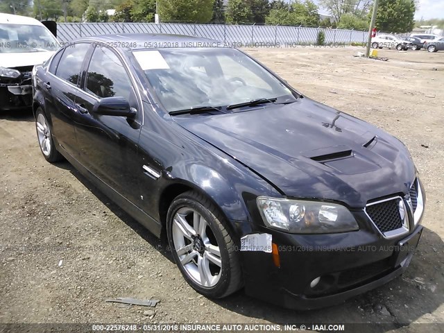 6G2ER57709L168283 - 2009 PONTIAC G8 BLACK photo 1