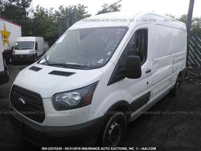 1FTYR2CM2HKB15329 - 2017 FORD TRANSIT T-250 WHITE photo 2