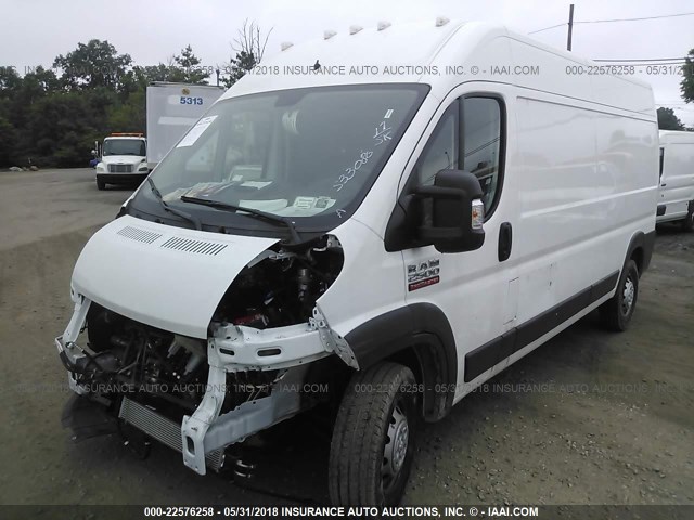 3C6TRVDG0HE533080 - 2017 RAM PROMASTER 2500 2500 HIGH WHITE photo 2