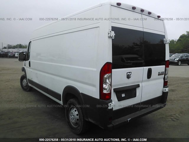 3C6TRVDG0HE533080 - 2017 RAM PROMASTER 2500 2500 HIGH WHITE photo 3