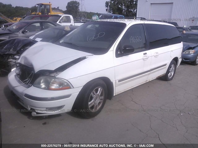 2FMZA52422BA27263 - 2002 FORD WINDSTAR SE WHITE photo 2