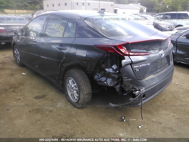 JTDKARFP5H3003551 - 2017 TOYOTA PRIUS PRIME  灰色 照片 3