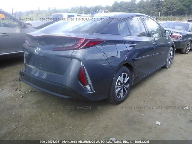 JTDKARFP5H3003551 - 2017 TOYOTA PRIUS PRIME  灰色 照片 4