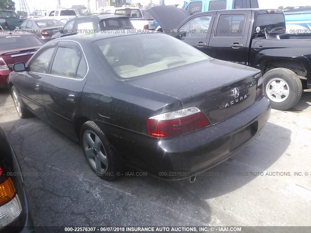 19UUA56892A059796 - 2002 ACURA 3.2TL TYPE-S BLACK photo 3