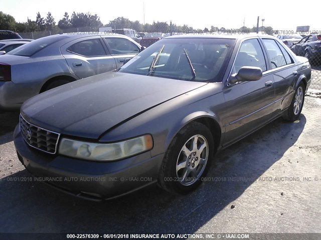 1G6KY54901U117274 - 2001 CADILLAC SEVILLE STS BROWN photo 2