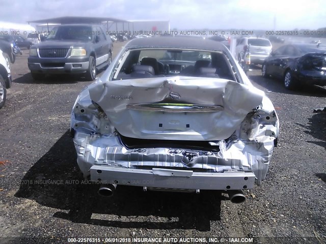 1N4AA5AP7DC812772 - 2013 NISSAN MAXIMA S/SV SILVER photo 6