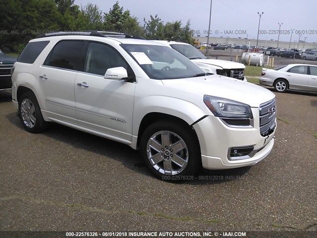 1GKKRTKD9FJ119513 - 2015 GMC ACADIA DENALI WHITE photo 1