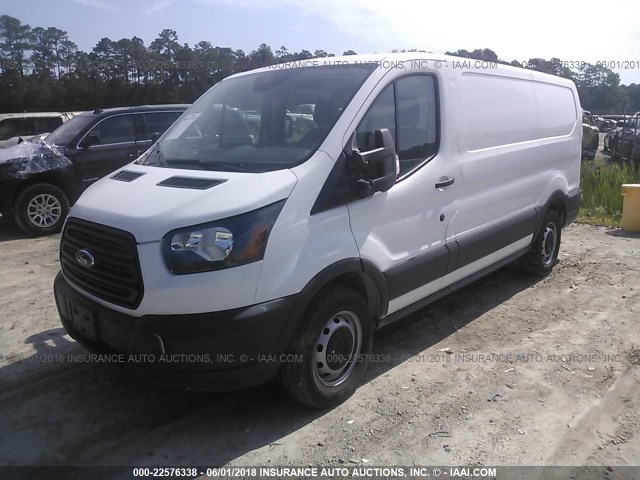 1FTYE1ZM4GKA13686 - 2016 FORD TRANSIT T-150 WHITE photo 2