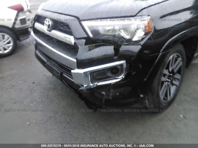 JTEBU5JR3H5419803 - 2017 TOYOTA 4RUNNER SR5 PREM/LTDL/TRAIL/TRD შავი ფოტო 6