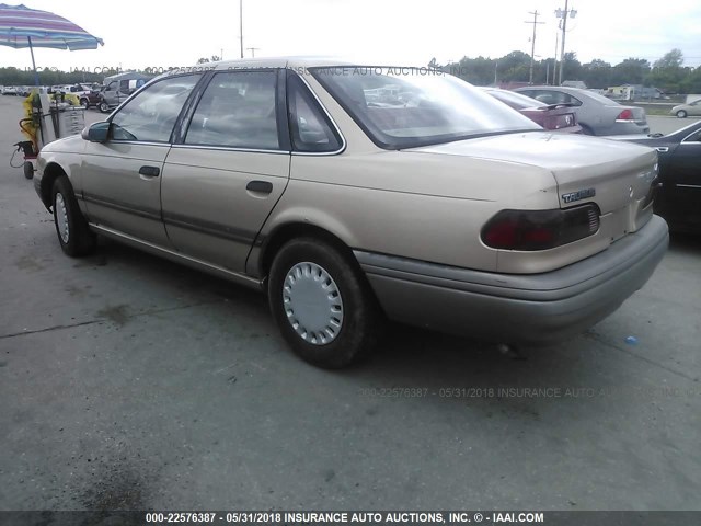 1FACP50U1NA233174 - 1992 FORD TAURUS L TAN photo 3