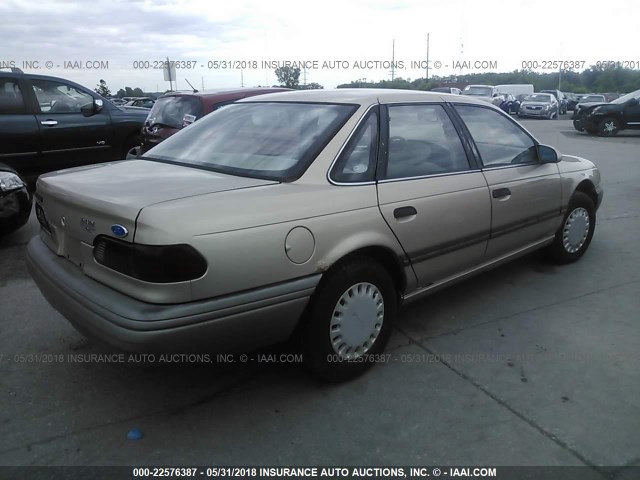 1FACP50U1NA233174 - 1992 FORD TAURUS L TAN photo 4