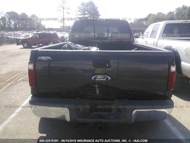 1FTXW43R58EA17888 - 2008 FORD F450 SUPER DUTY BLACK photo 8