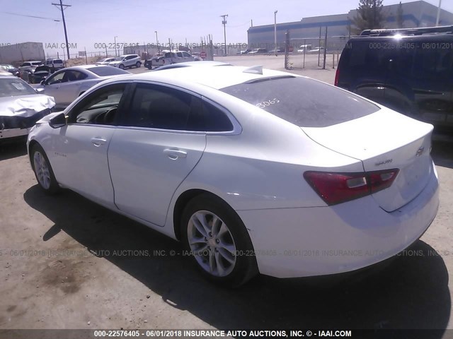 1G1ZE5ST9HF176947 - 2017 CHEVROLET MALIBU LT WHITE photo 3