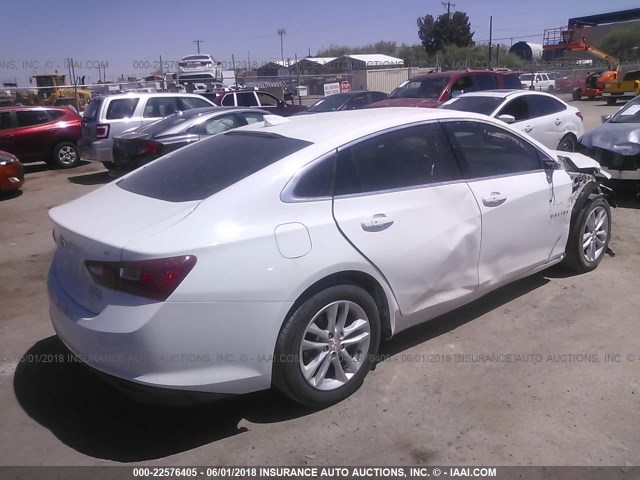 1G1ZE5ST9HF176947 - 2017 CHEVROLET MALIBU LT WHITE photo 4